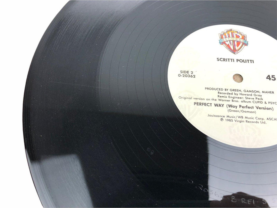 Scritti Politti Single 45 RPM 12" Record Perfect Way & Remix Virgin Records 1985 7