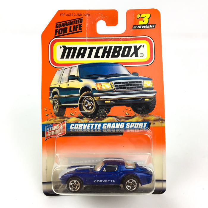 Matchbox 1998 Corvette Grand Sport Stars & Stripes #3 of 75 1:64