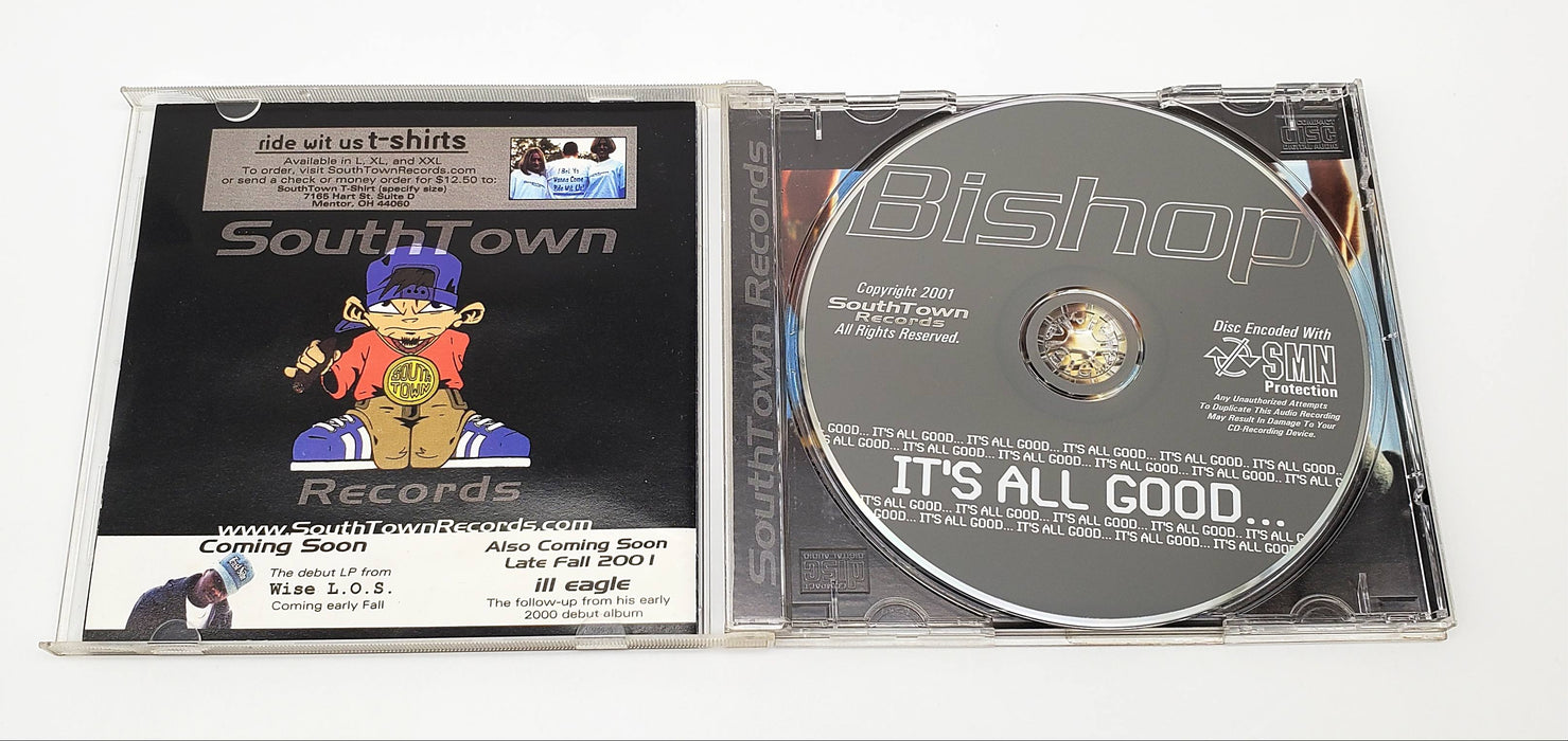 Bishop It's All Good Album CD Southtown Records 2001 STR003-01 Ohio Gansta Rap 5