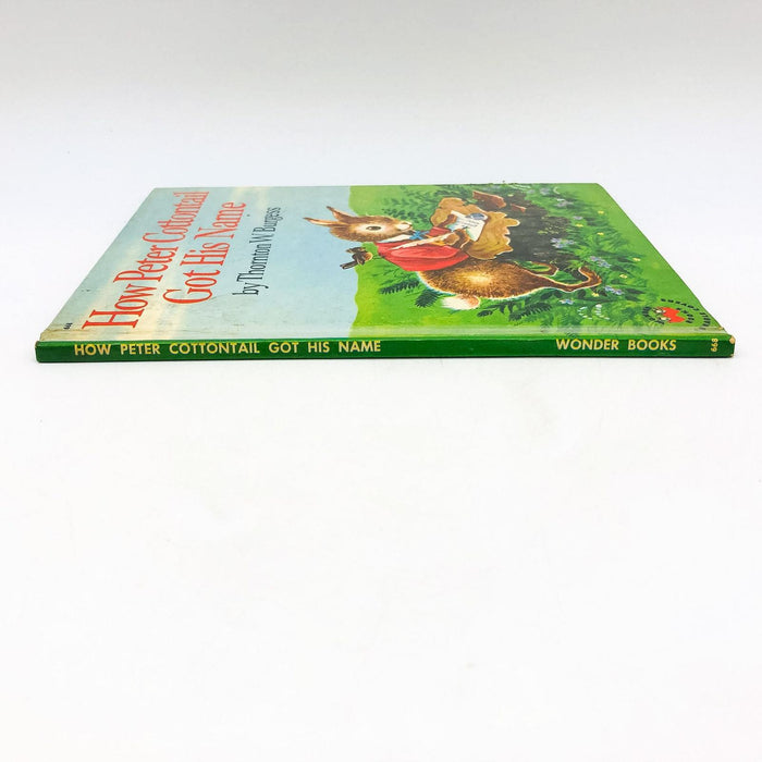 How Peter Cottontail Got His Name Hardcover Thornton W. Burgess 1957 Wonder Book 3