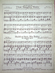 Vintage Sheet Music I'm Waiting For Ships That Never Come Nancy Martin 1919 WW1 2