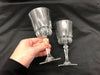 Vintage Durand Cristal D'Arques Wine Glass 7" Chantelle Lady Victoria France 2ct 4