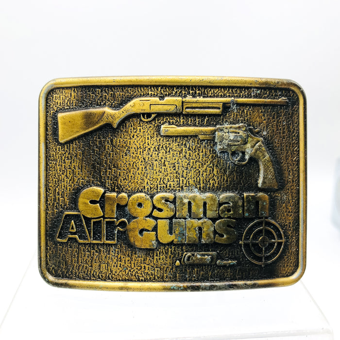 Vintage Crosman Air Guns Belt Buckle Century Canada BB Pellet Gun