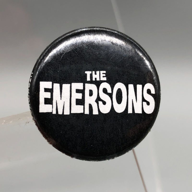 Vintage The Emersons Pop Punk Band Button Rochester New York Music Scene