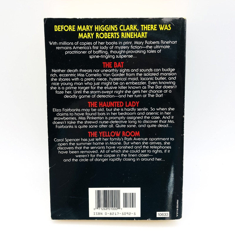 The Bat The Haunted Lady The Yellow Room Paperback Mary Roberts Rinehart 1995 2
