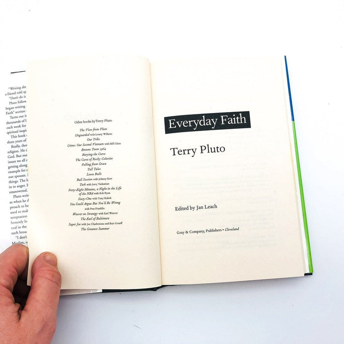 Everyday Faith Hardcover Terry Pluto 2004 Christian Life Religion 8