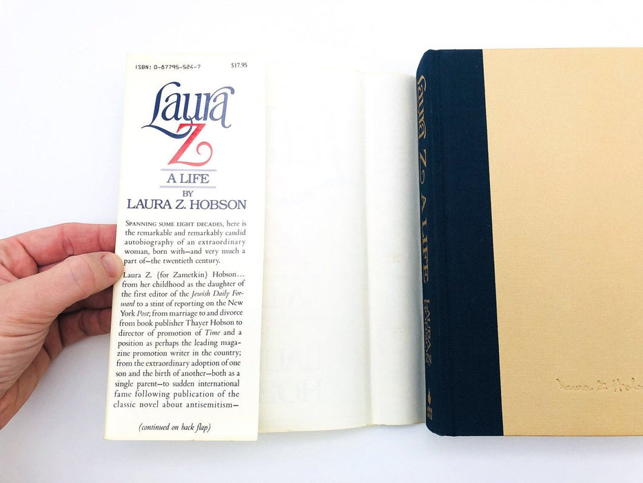 Laura Z A Life Hardcover Laura Z Hobson 1983 Jewish Author Promotion Writer Cpy1 6