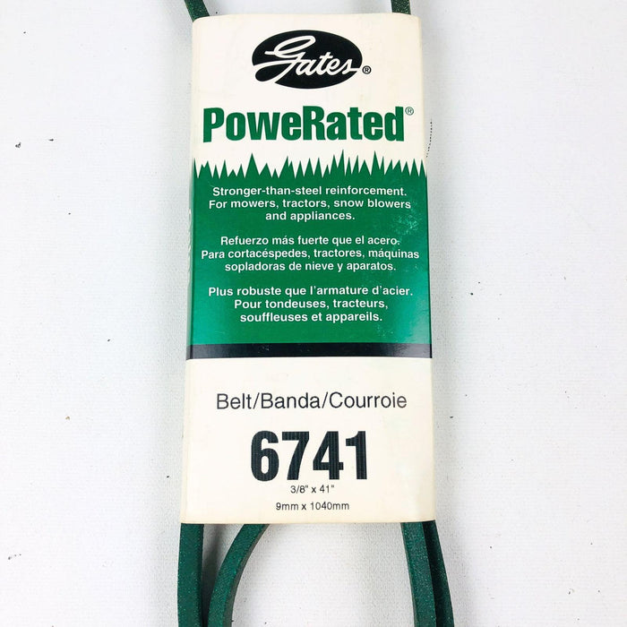 Gates Powerated 6741 3/8 x 41 Lawn Mower V Belt New Old Stock NOS