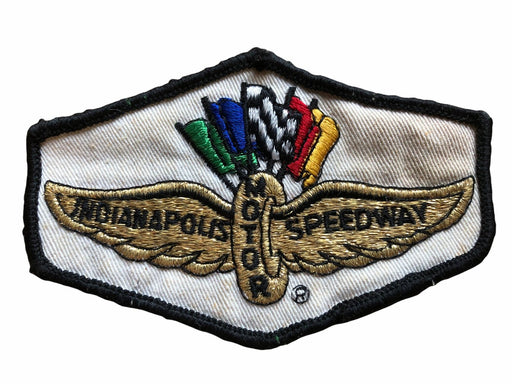 Boy Scouts Indianapolis Motor Speedway Patch Insignia BSA Embroidered Gold Wings 1