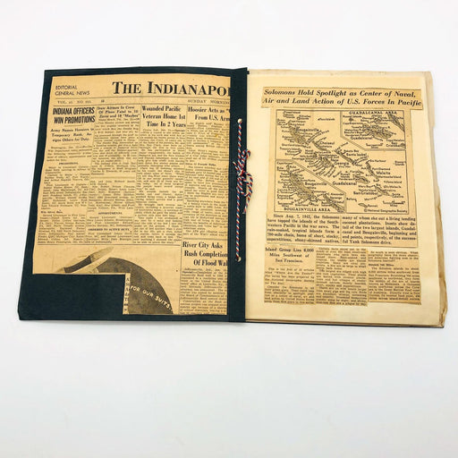 WW2 Scrapbook Newspaper Clippings Where Are The Yanks Star National Geographic 1