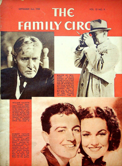 The Family Circle Magazine September 2 1938 Vol 13 No 9 Maureen O'Sullivan 1