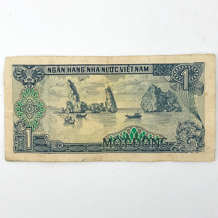 1985 Viet Name 1 Dong State Bank Note Mot Dong Series AB Vietnam Currency