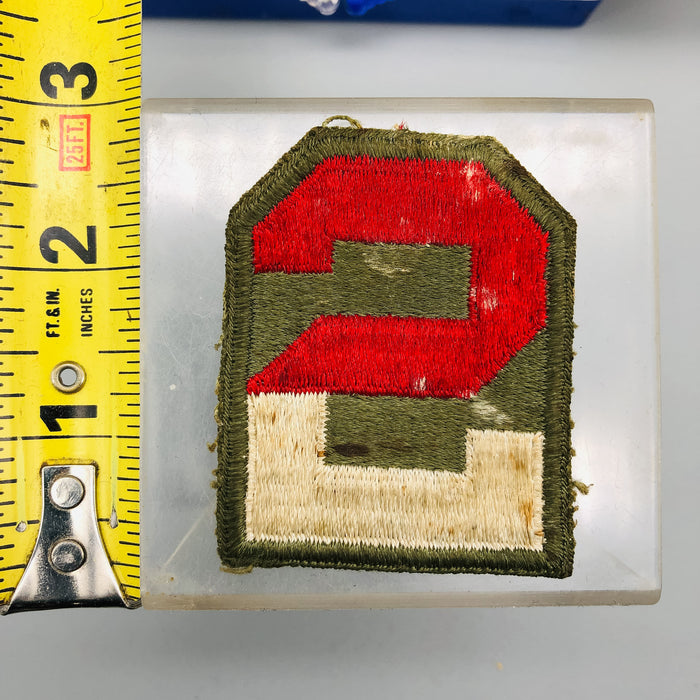 WW2 US 2nd Field Army Patch Shoulder Sleeve Insignia Embroidered No Glow 1