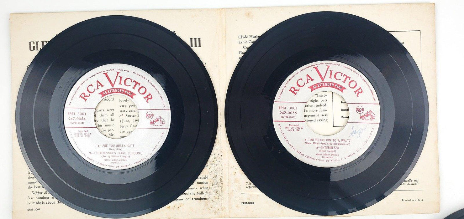 Glenn Miller Glenn Miller Concert Vol. 3 Record 45 RPM Double EP RCA Victor 6
