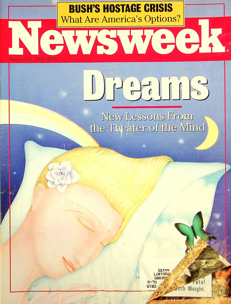Newsweek Magazine August 14 1989 George Bush Hostage Crisis Lebanese Kidnappers