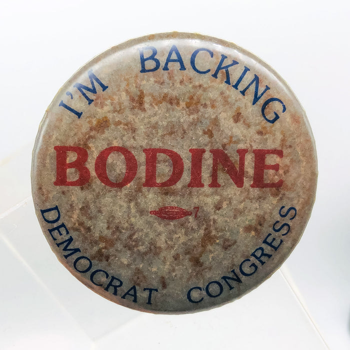 Richard Bodine Button Pin 2" Democrat For Congress Indiana Politician Campaign