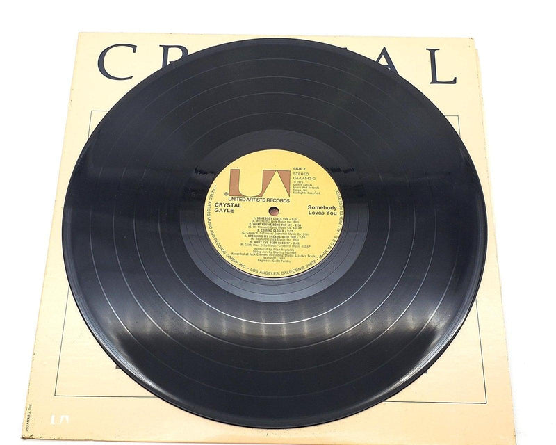 Crystal Gayle Somebody Loves You 33 RPM LP Record United Artists Records 1977 6