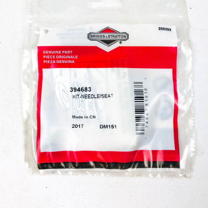 Briggs and Stratton 394683 Needle and Seat Kit Genuine OEM New Old Stock NOS