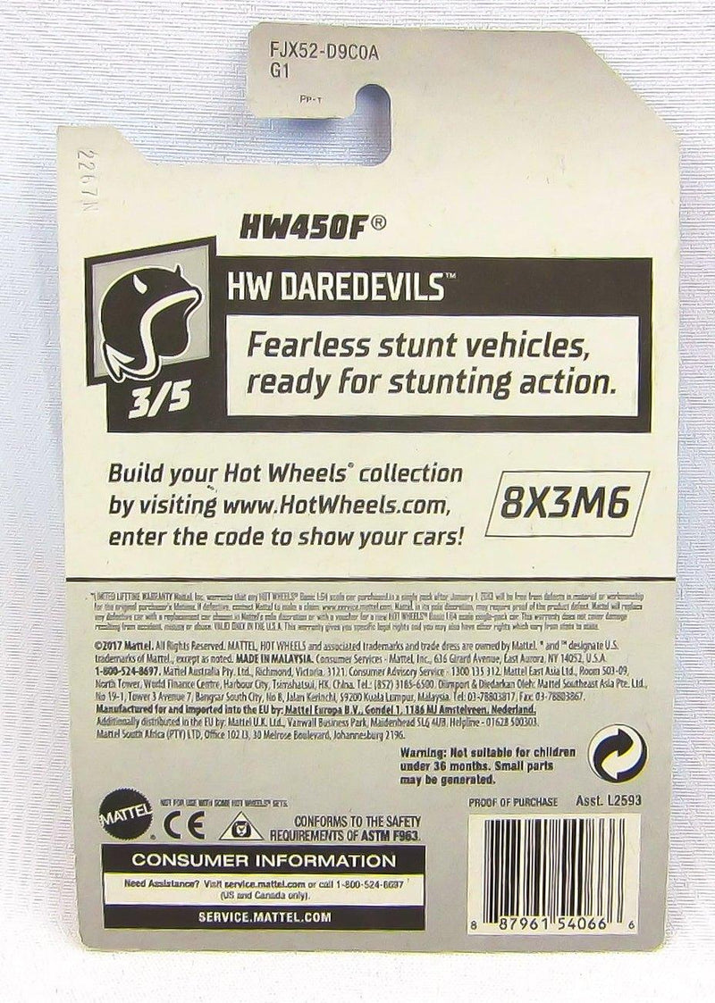 Hot Wheels Daredevils Skate Brigade #162 HW450F Fiat 500 Qty 3 NEW Diecast Cars 7