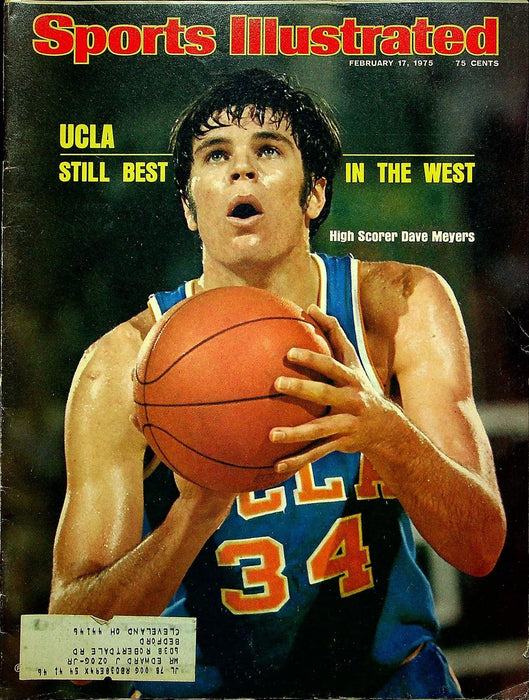 Sports Illustrated Magazine February 17 1975 UCLA Dave Meyers Best in the West