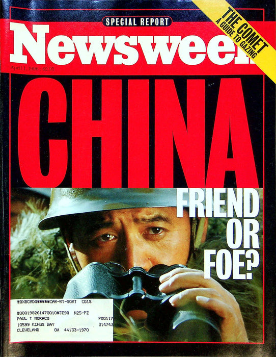 Newsweek Magazine April 1 1996 China Economy Growth Bruce Springsteen Solo