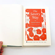 The Savory Way Hardcover Deborah Madison 1990 1st Edit Ex Libra Greens Cookbook 7