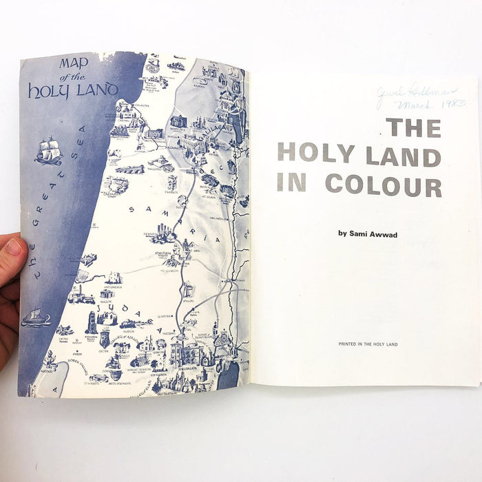 The Holy Land In Color Paperback Sami Awwad Unknown Israel Jerusalem Biblical 6