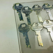 10x Master Lock Co 1718 Key Blanks Vintage Master Padlock Uncut New Old Stock 6