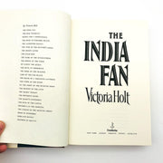 The India Fan Hardcover Victoria Holt 1988 India Travels Governess 1st Edition 7