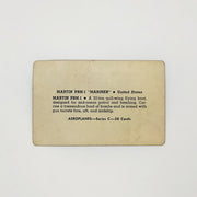 1940s Leaf Card-O Aeroplane Card Martin PBM-1 Mariner Series C United States WW2 4