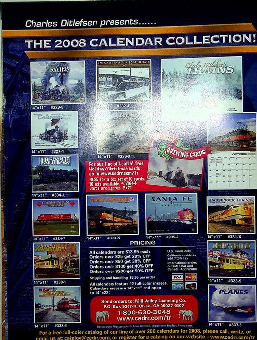 Trains Railroading Magazine January 2008 Vol 68 No 1 How Much Does It Cost?