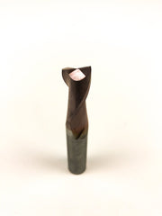 Solid Carbide End Mill Single 1/2" Shank Mill 1" LOC 3" OAL 2 Flute SGS 39563 4