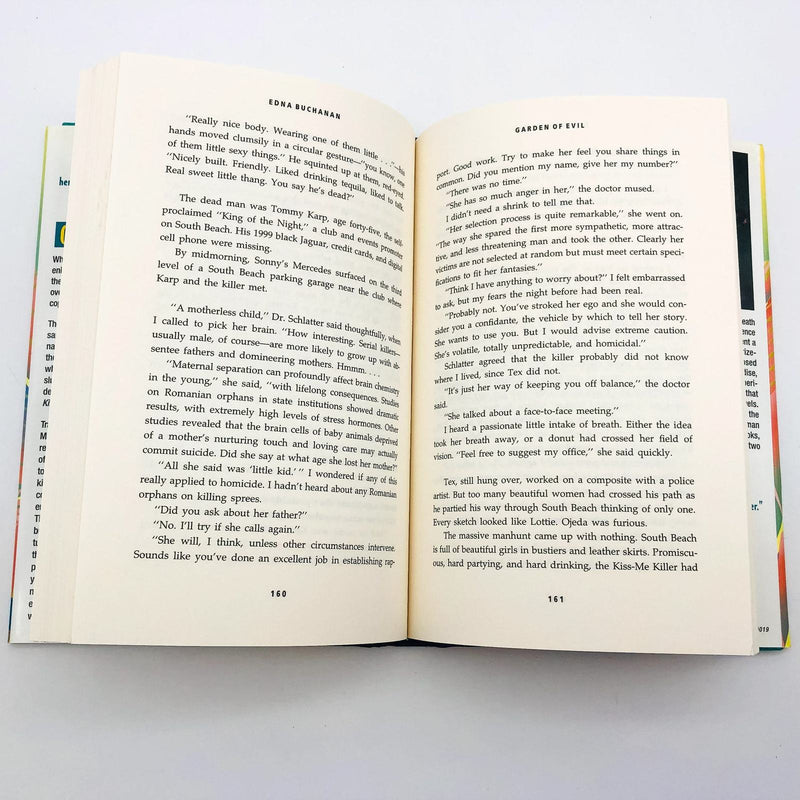 Garden Of Evil Hardcover Edna Buchanan 1999 Crime Thriller Female 1st Edition 9