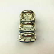 3ct Vintage No 1 Master Lock Padlock 1-1/4" Shackle New NOS Keyed Alike 3735 10