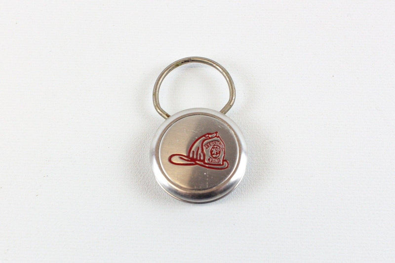 Fireman Firefighter Trinkets Lot Of 4 - Keychains, Pin & Commemorative Medal 9