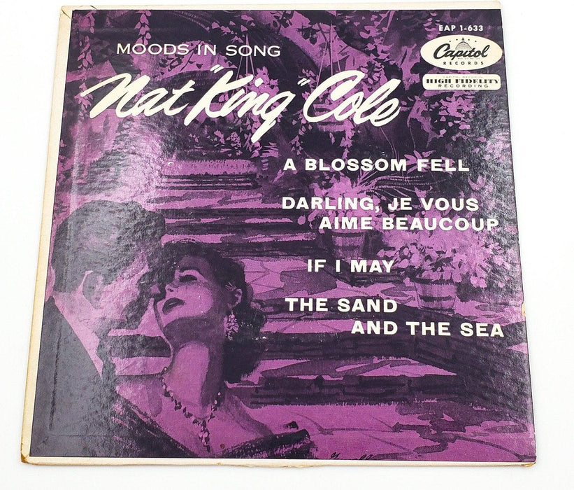 Nat King Cole Moods In Song 45 RPM EP Record Capitol Records 1955 EAP 1-633 1