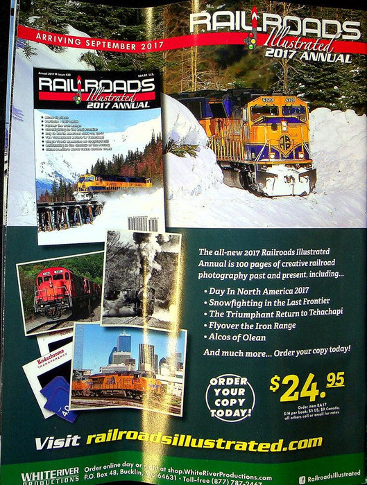 Railfan & Railraod Magazine September 2017 Vol 36 No 9 Utah's MK50-3s