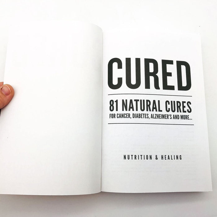 Cured Paperback New Market Health 2019 Natural Healing Cancer Diabetes Alzheimer 6