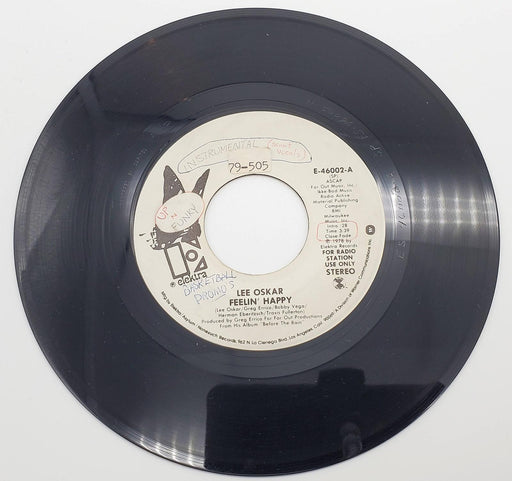 Lee Oskar Feelin' Happy 45 RPM Single Record Elektra Records 1978 E-46002 PROMO 2