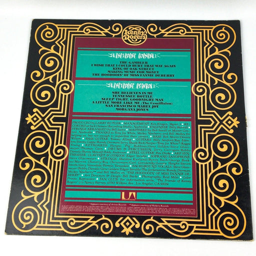 Kenny Rogers The Gambler Record 33 RPM LP UA-LA934-H United Artists 1978 2
