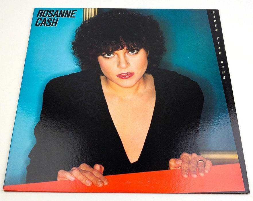 Rosanne Cash Seven Year Ache 33 RPM LP Record Columbia 1981 w/ Picture Sleeve 1