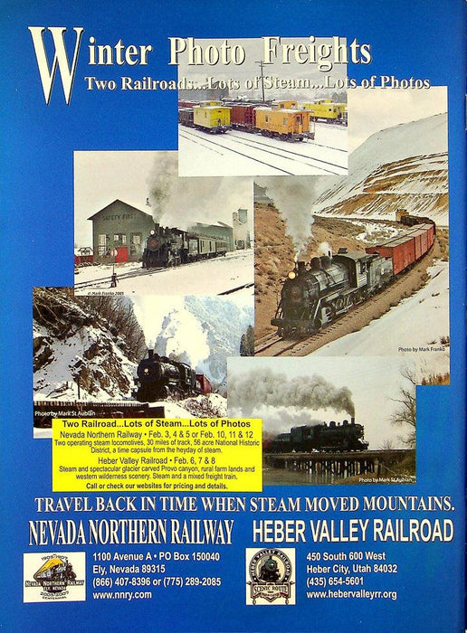 Railfan & Railroad Magazine December 2005 Vol 24 No 12 Cover One Contest Montana