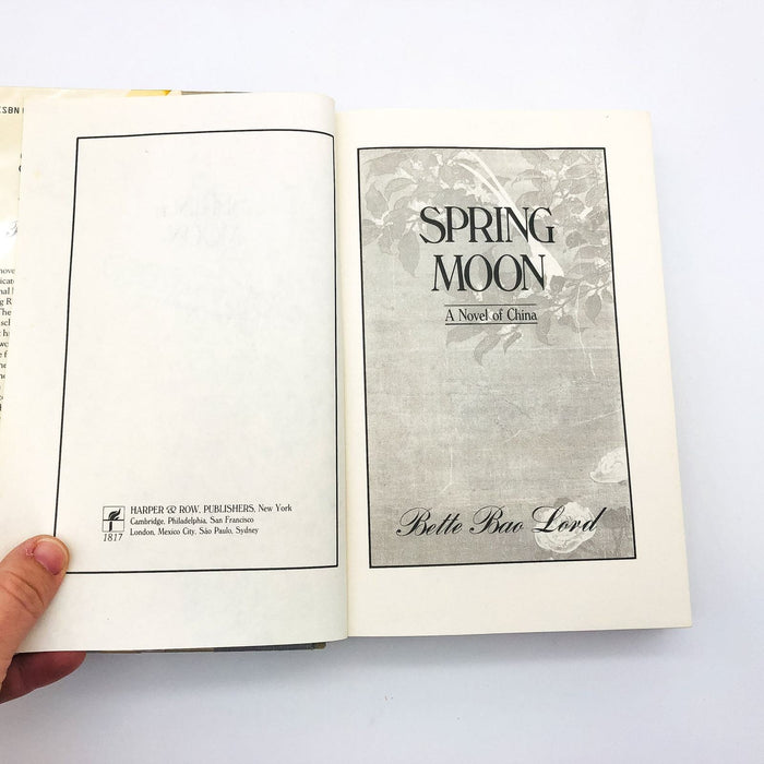 Spring Moon Hardcover Bette Bao Lord 1981 Communist China Royalty Change 1st Ed 7