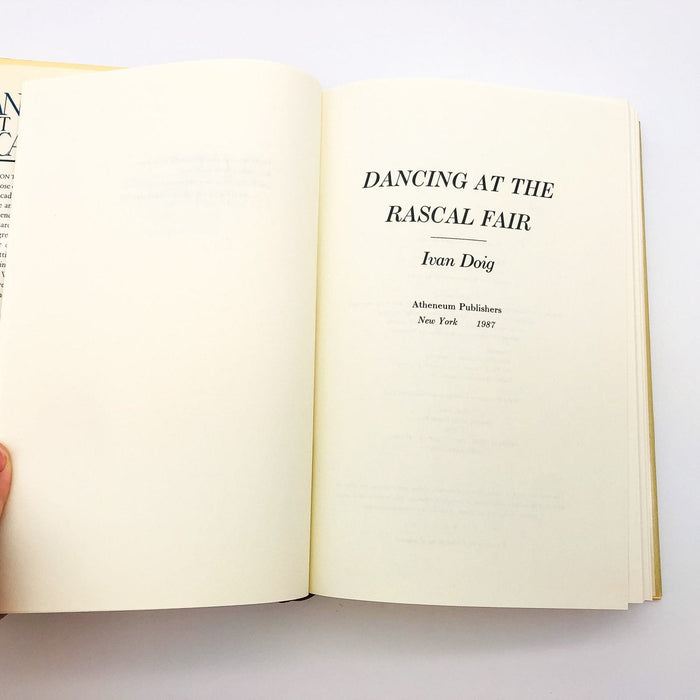 Dancing At The Rascal Fair HC Ivan Doig 1987 Going West American Experience 7