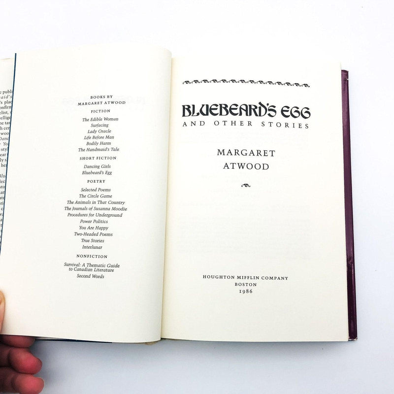 Bluebirds Egg And Other Stories Hardcover Margaret Atwood 1986 1st USA Edition 7