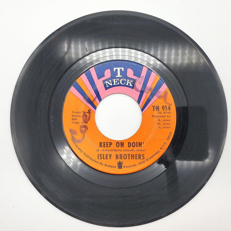 The Isley Brothers Keep On Doin' 45 RPM Single Record T-Neck 1970 TN 914 1