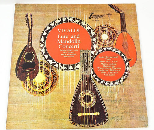 Vivaldi Lute & Mandolin Concerti Record 33 RPM LP TV 34153S Turnabout 1