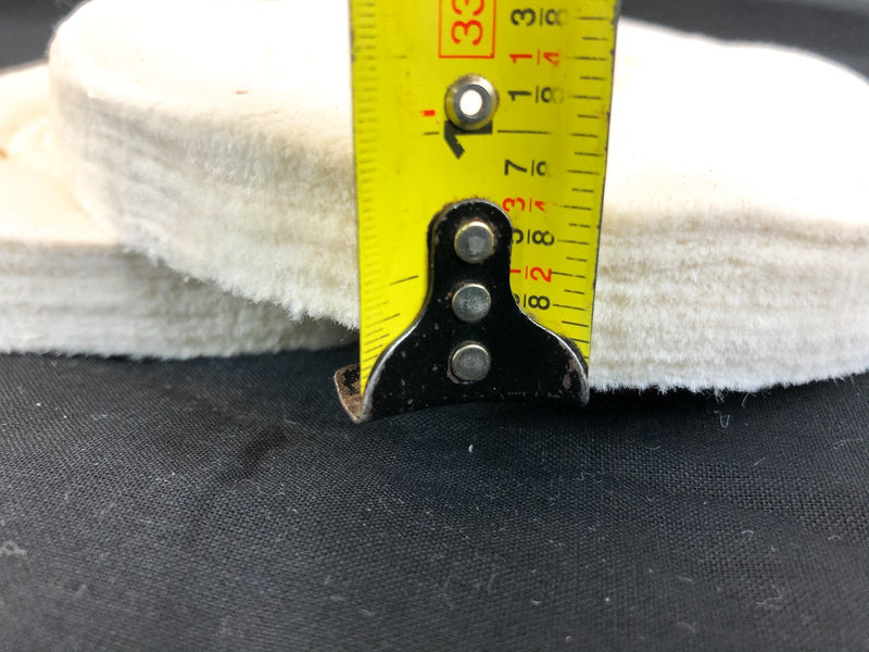 6" Buffing Polishing Wheel Buffer Pad 2pk 1" Arbor Cotton 50 Ply Spiral Sewn 5