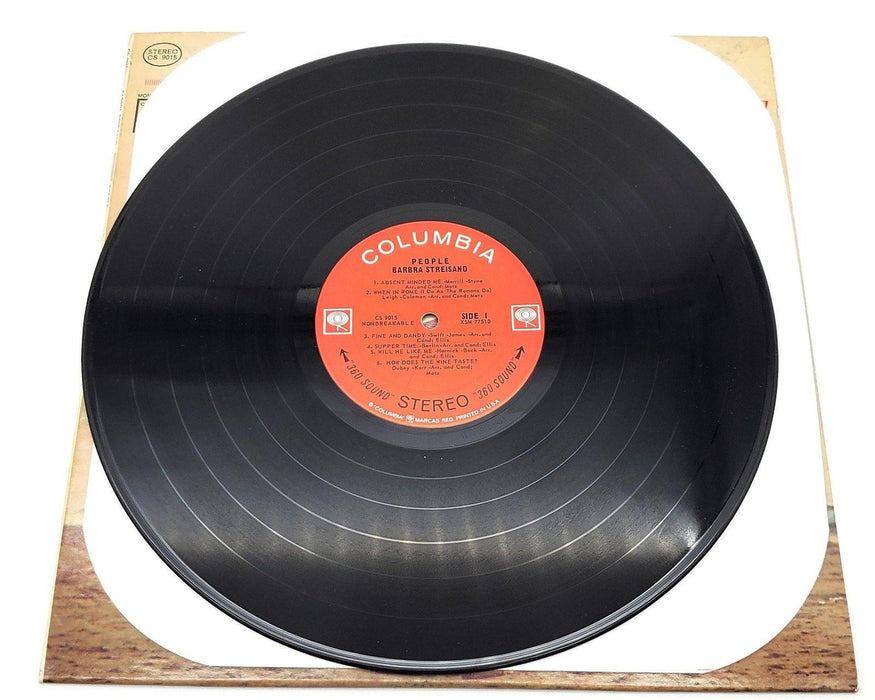Barbra Streisand People 33 RPM LP Record Columbia CS 9015 Copy 1 5