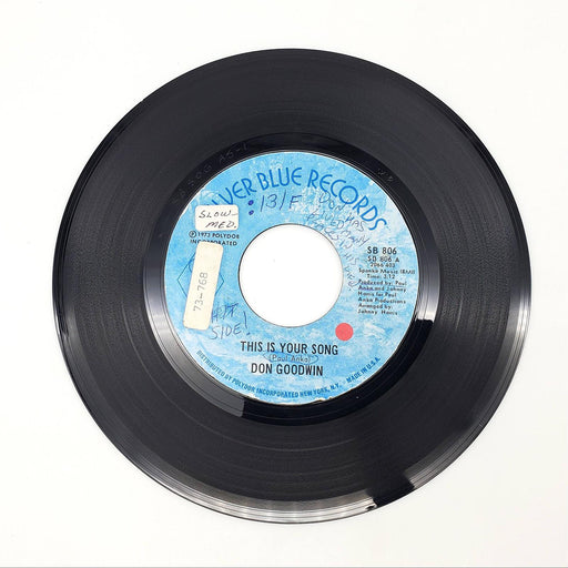 Don Goodwin This Is Your Song Single Record Silver Blue Records 1974 SB 806 1